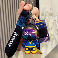 Galaxy Bear 3D Keychain