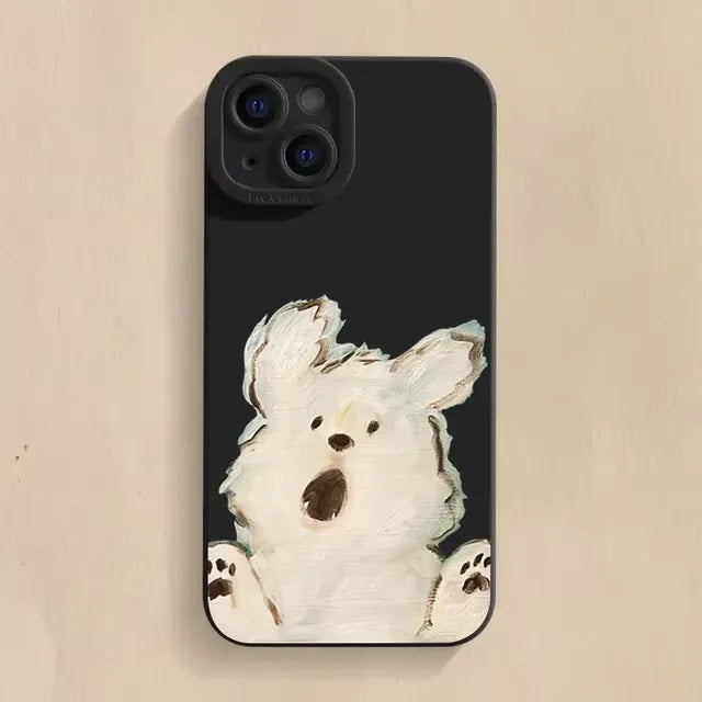 Wind in Hair Dog Phone Case (For iPhones)