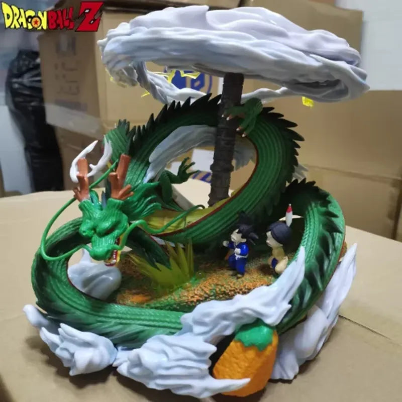 Dragon Ball Z Shenron with Kid Goku Figurine (23 cm)