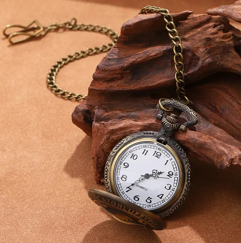 One Piece Vintage Pirate Pocket Watch