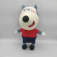 Joyful Wolf Family Plush (30 cm)