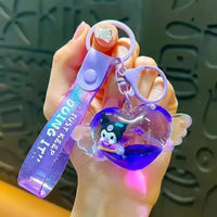 Sanliou Heartwing Hues Glitter Keychain