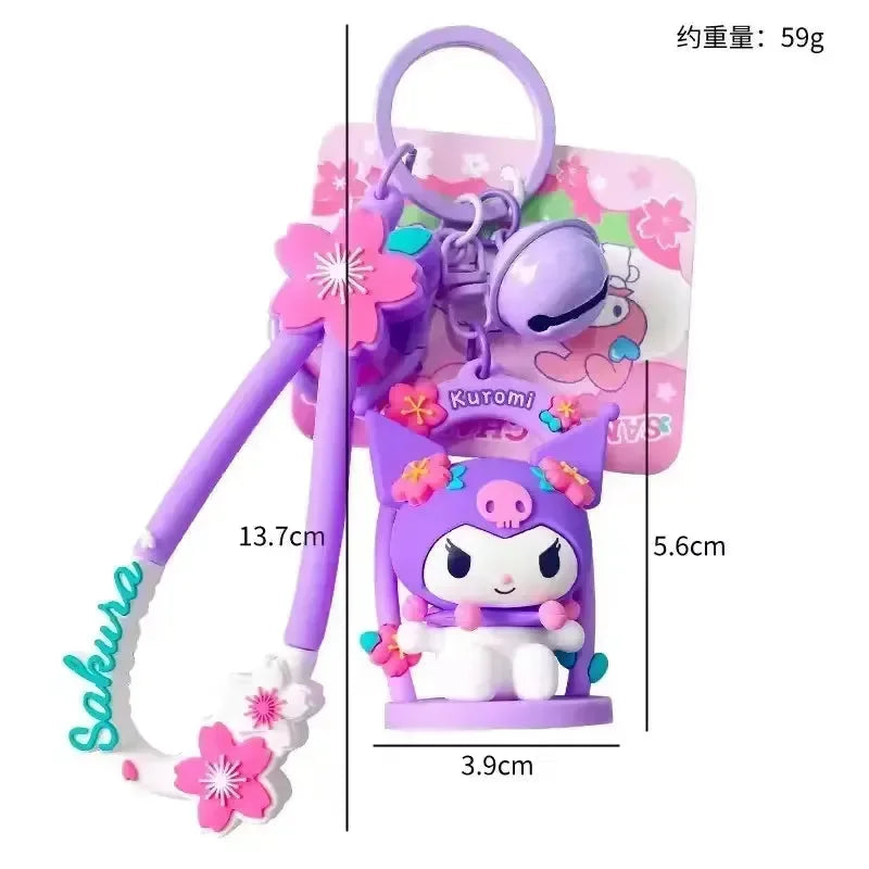 Sanliou Sakura Swing 3D Keychain