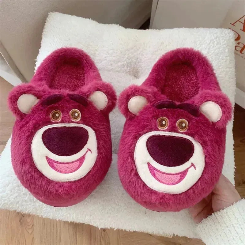 Lotso Winter Plush Slippers - Bear Hugs