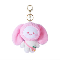 Cute Bag Bunny Plush Keychain