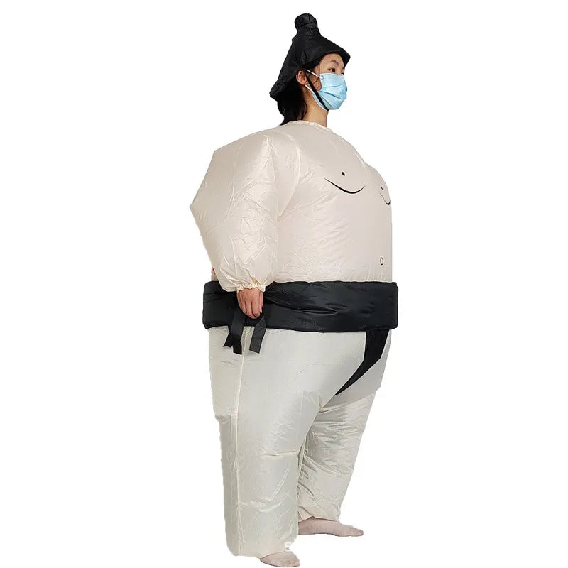 Sumo Wrestler Costume Inflatable Suit Blow Up Outfit Cosplay Party Dress for Kid and Adult - Bear Hugs