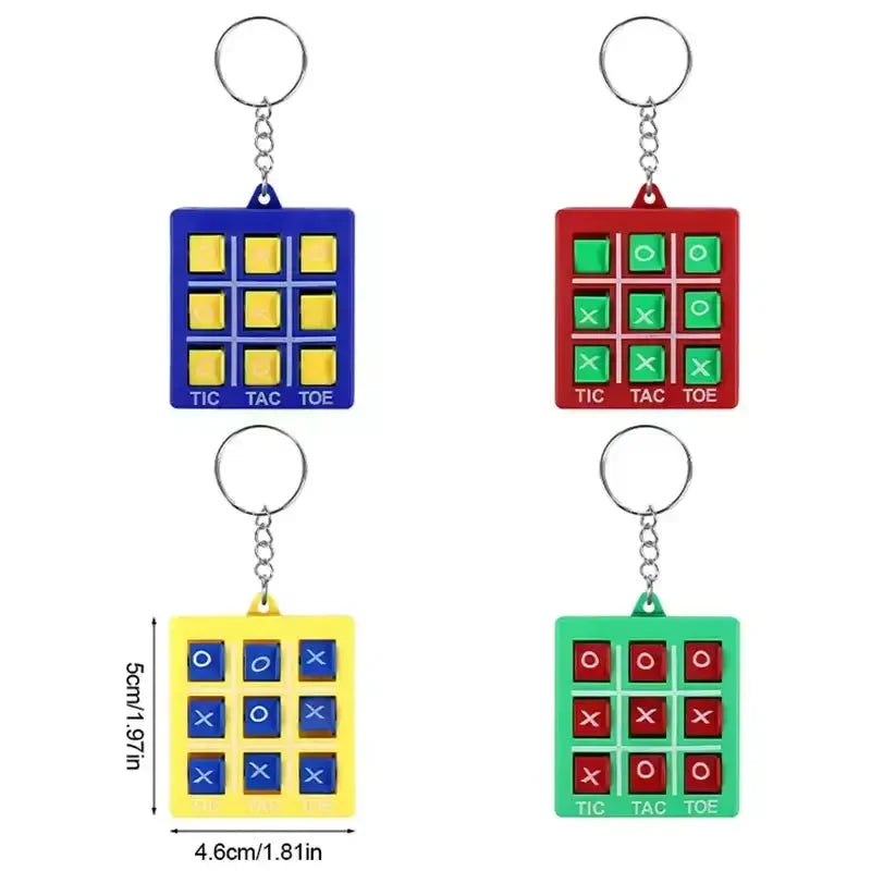 Pocket XO Tic Tac Toe Keychain