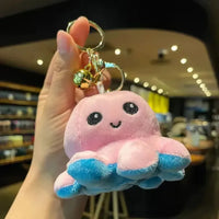 Reversible Moods Octopus Plush Keychain