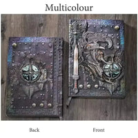 Warrior's Writ 3D Embossed Leather Notebook