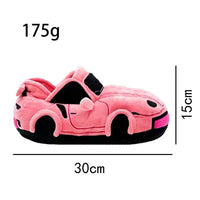 Luxury Car Plush Slippers