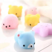 Mini Animal Squishies (Set of 10)