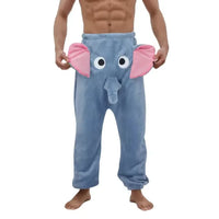 Funny Elephant Trunk Novelty Pajama Pants