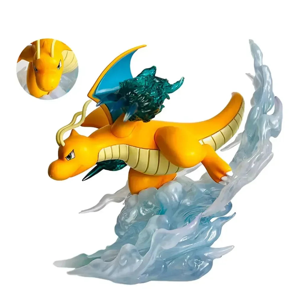 Pokimoen Flying Dragonite Statue (16 cm)