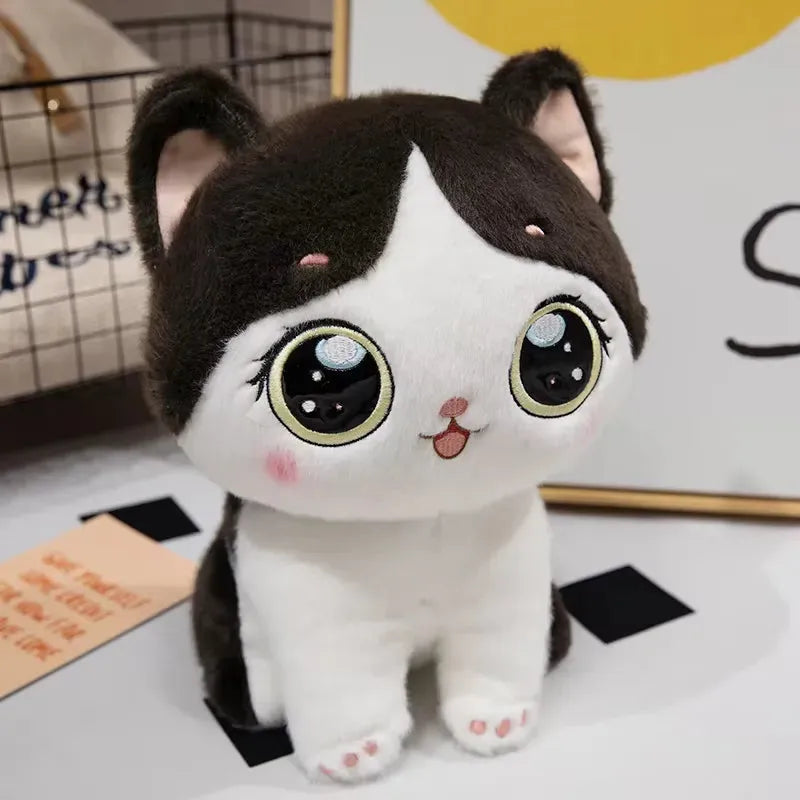 Cuddly Shine Eye Cat Plush Toy