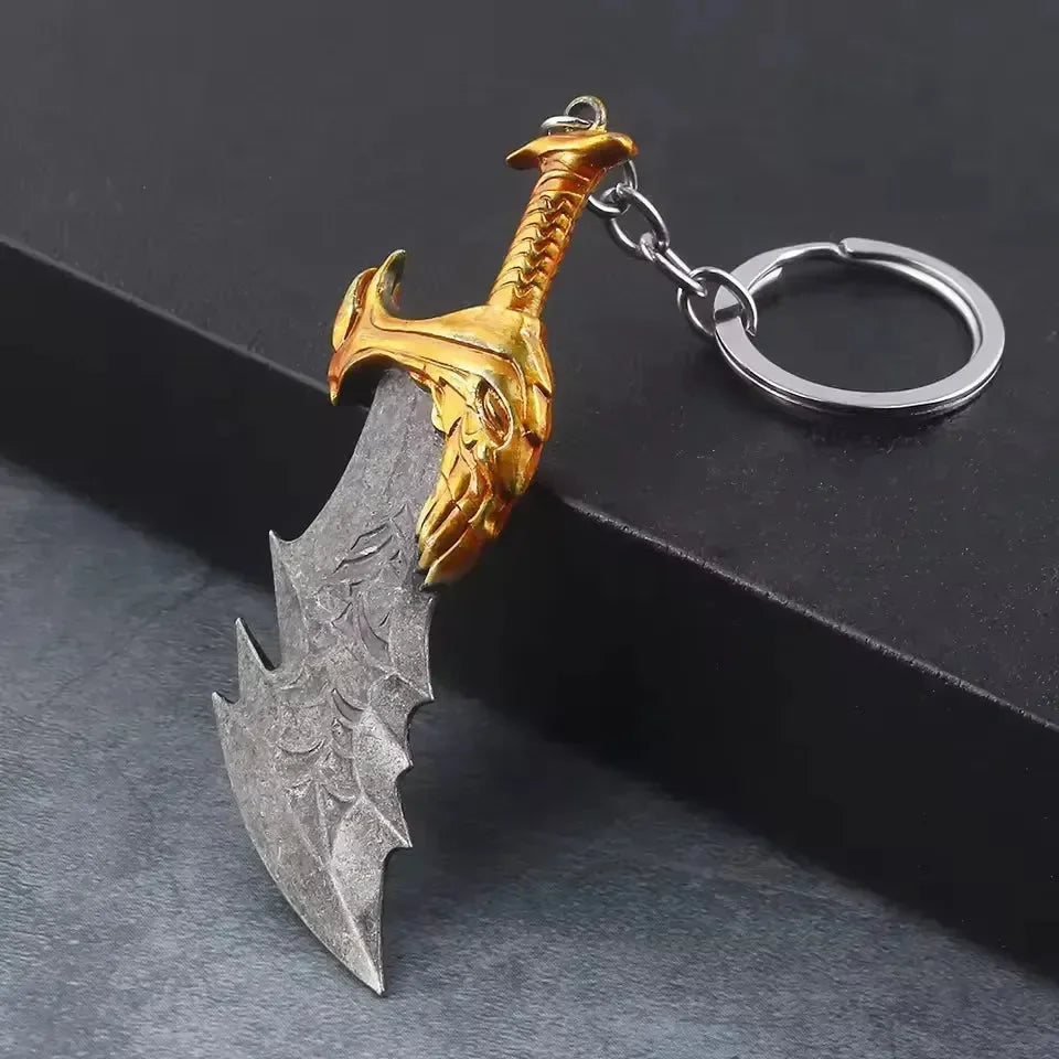 Kratos Blades Of Chaos GOW Keychain