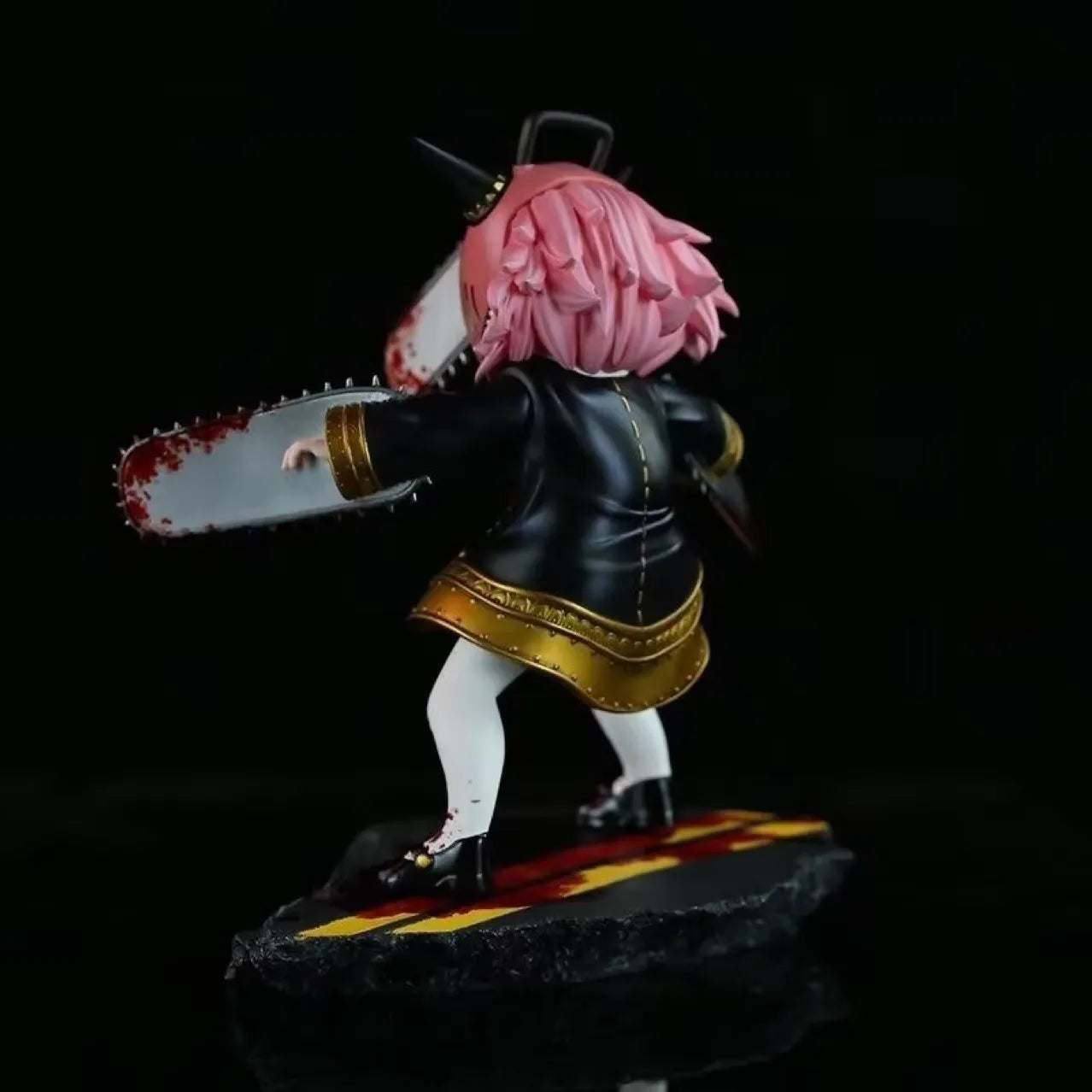 Spy×Family Anya Forger Cosplay Chainsaw Man Figurine (17 cm)