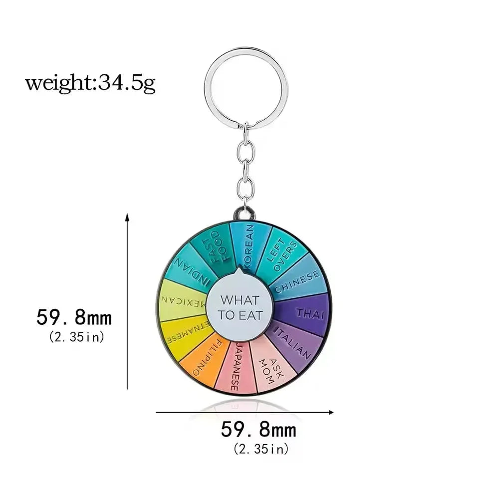 Spin-Sational Decision Making Keychain