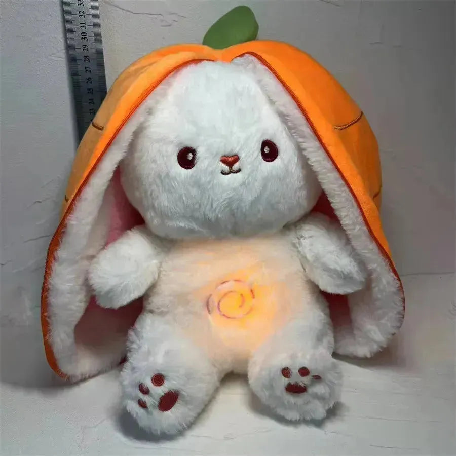 Strawberry Carrot Bunny Breathing Plushie