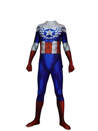 Halloween Adult Captain Cosplay Costume Party Female Woman Jumpsuits Superhero Zentai Bodysuit - Bear Hugs