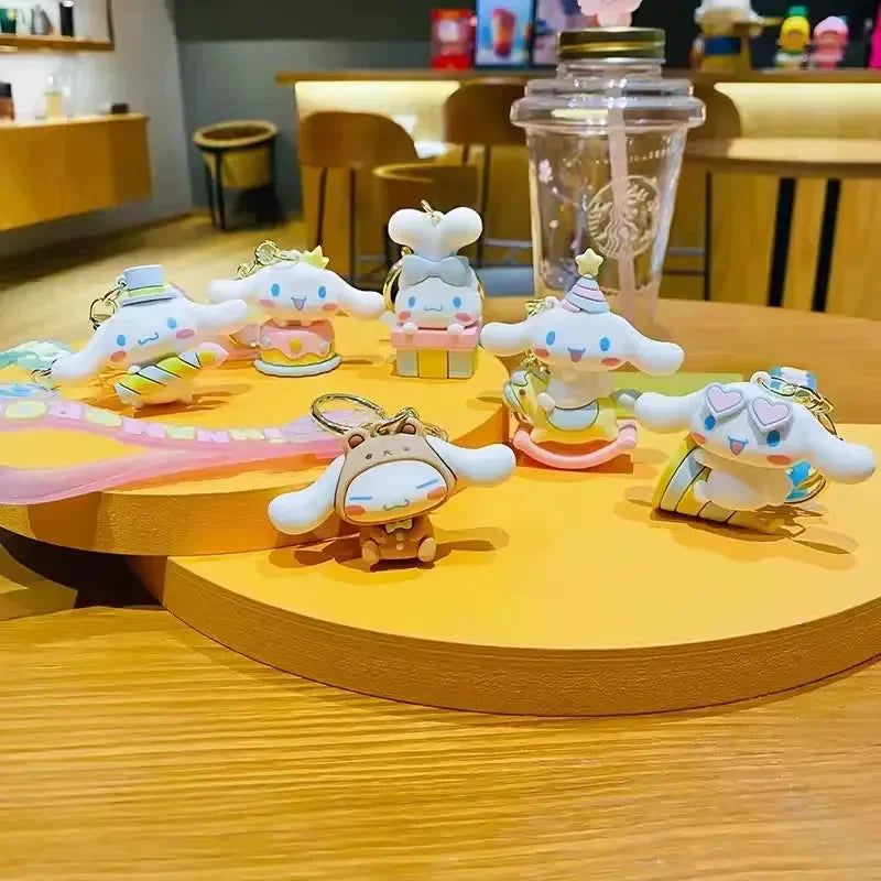 Cinnamoroll Birthday Carnival Keychain