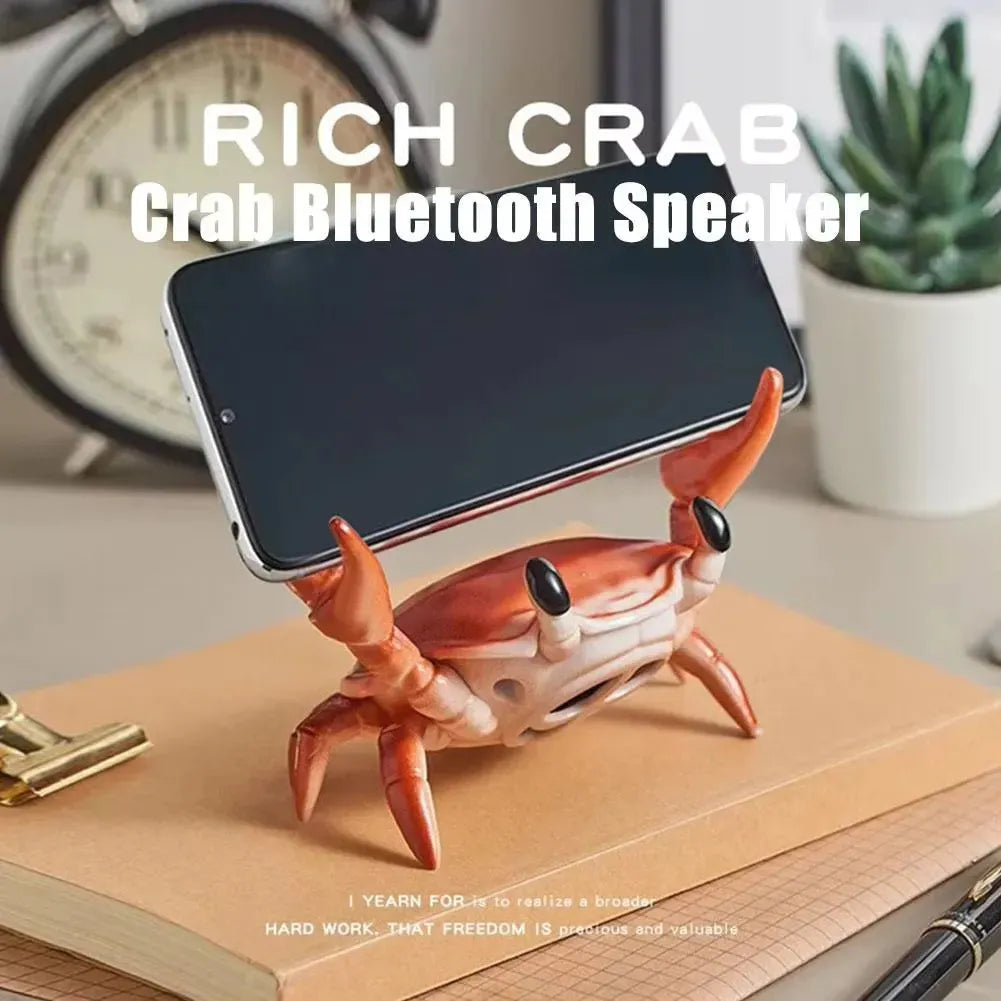 Crabby Tunes Bluetooth Speaker & Phone Stand