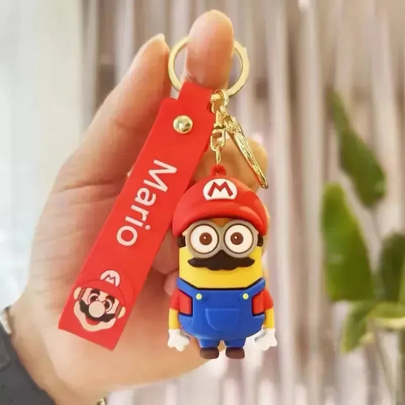 Mario & Minniun Mashup Keychain