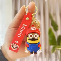 Mario & Minniun Mashup Keychain