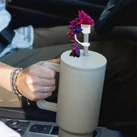 3D Printed Mini Dragon Straw Topper For Tumblers