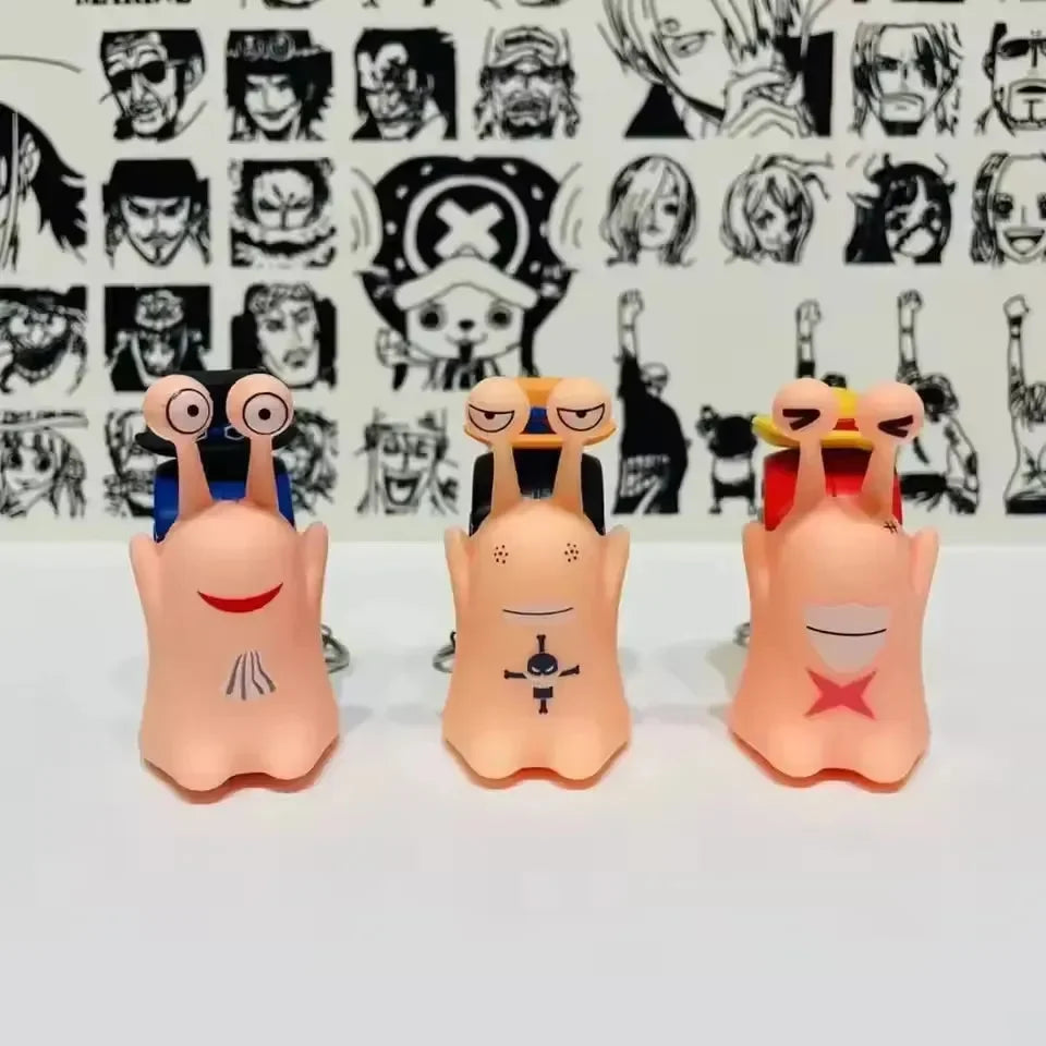 One Piece Transponder Snail Keychain