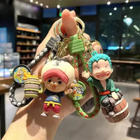 Straw Hat Cheers One Piece Keychain