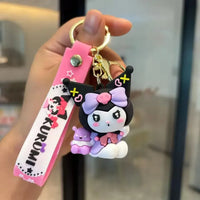 Kawaii Kuromi Many Moods Keychain