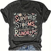 Survived Too Many Storms T-shirt - Bear Hugs