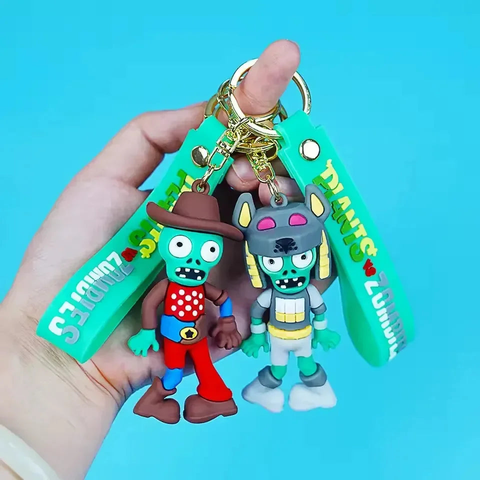 Quirky Plants vs Zombies 3D Keychain