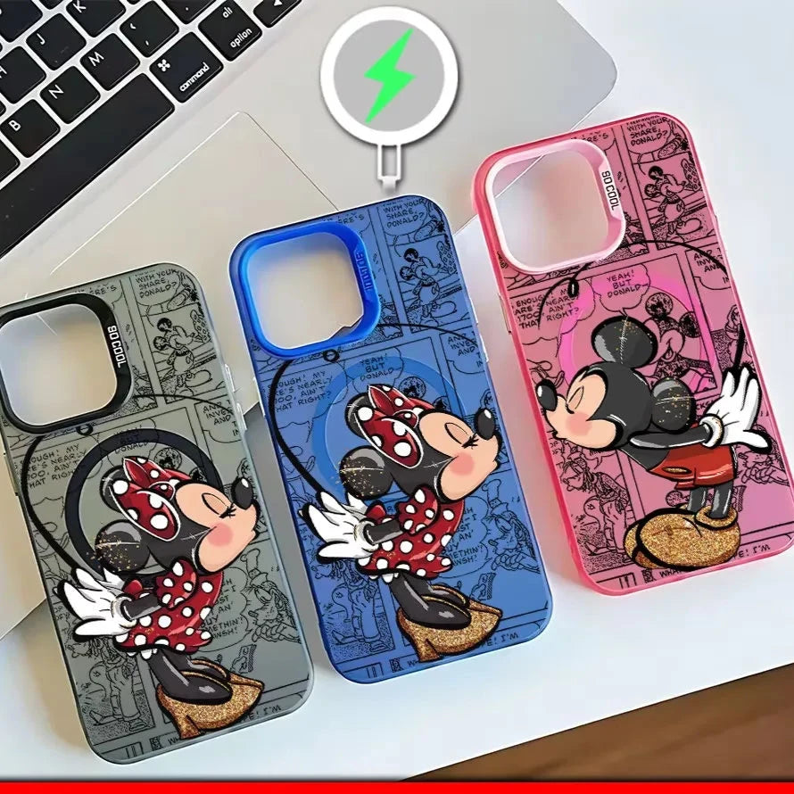 Mickey and Minnie Couple MagSafe Phone Case (For iPhone)