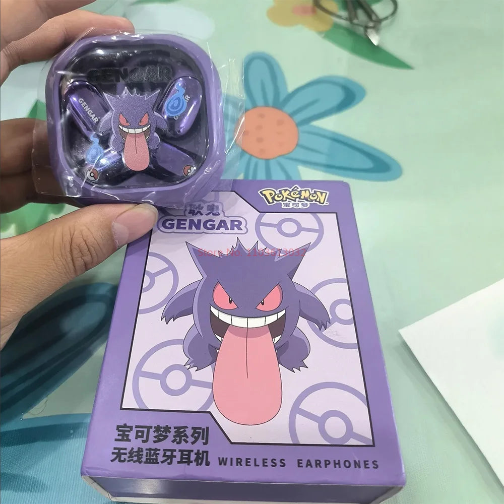 New Pokemon Pikachu Wireless Bluetooth Headset Peripheral Cartoon Good-Looking Ear-Hook Bone Conduction Sports Headset Gift - Bear Hugs