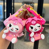 Wink & Stash Kuromi Silicone Pouch