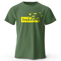 Freedom Letter Printed T-Shirt
