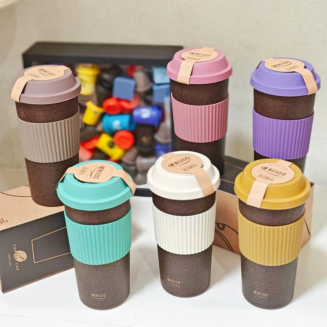 Sustainable Bamboo Coffee Cups (380 ml)