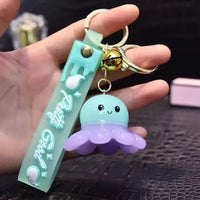 Lumino-Octo LED Octopus Keychain