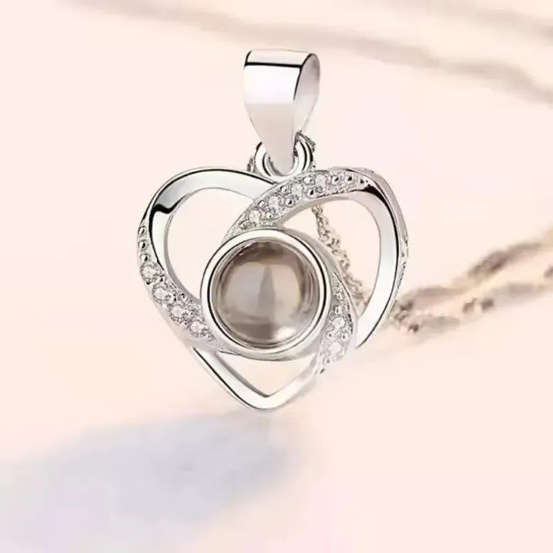 100 Languages Love Projection Pendant