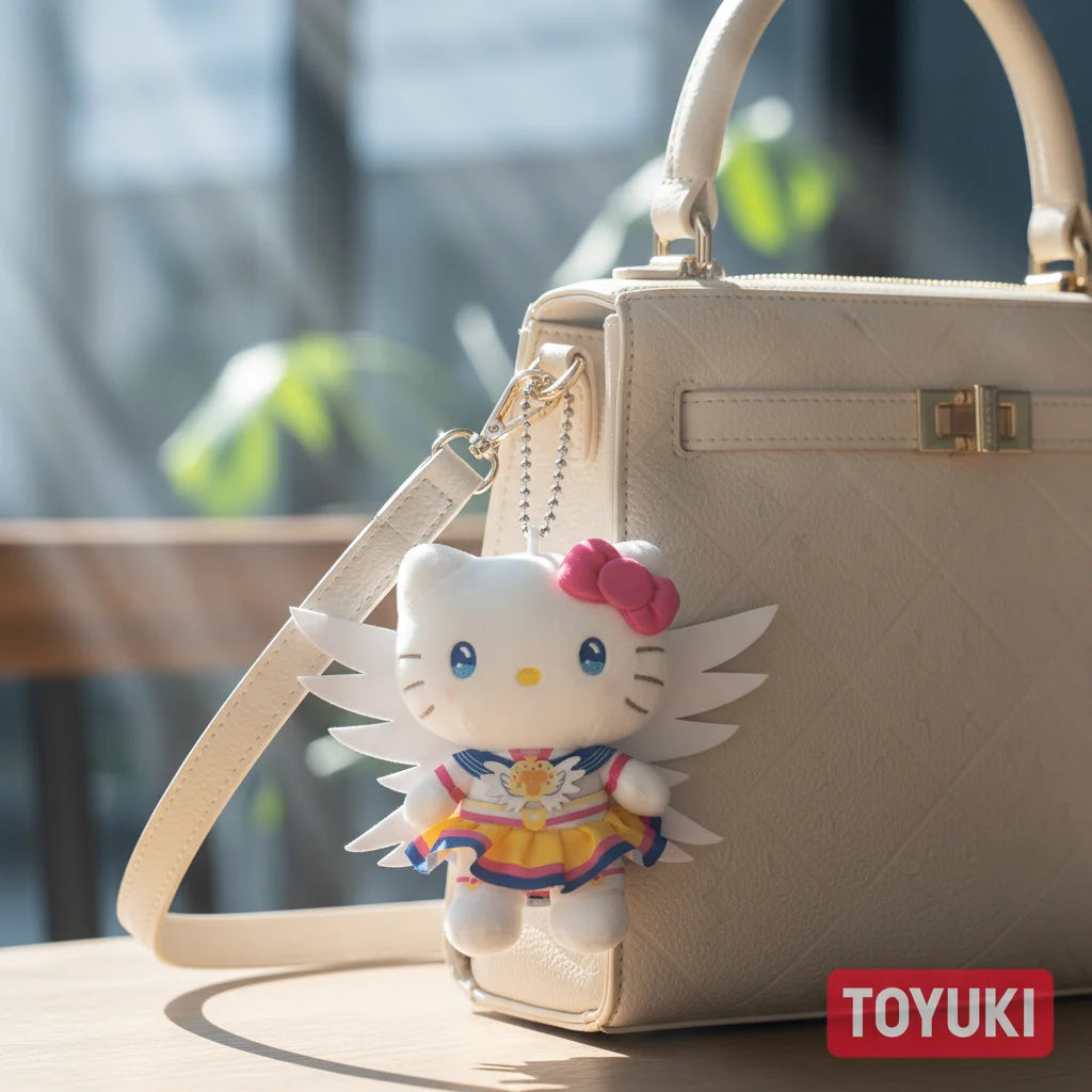 Sanrio Hello Kitty Sailor Moon Cosplay Plush Keychain - Bear Hugs
