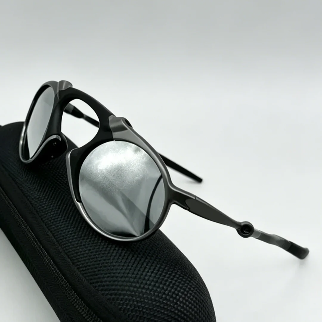 Luxury Brand Xmetal Madman OO6019 MTB Cycling Glasses Retro Round Sunglasses Unisex Outdoor UV400 Photochromic Polarized Goggles - Bear Hugs