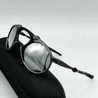 Luxury Brand Xmetal Madman OO6019 MTB Cycling Glasses Retro Round Sunglasses Unisex Outdoor UV400 Photochromic Polarized Goggles - Bear Hugs