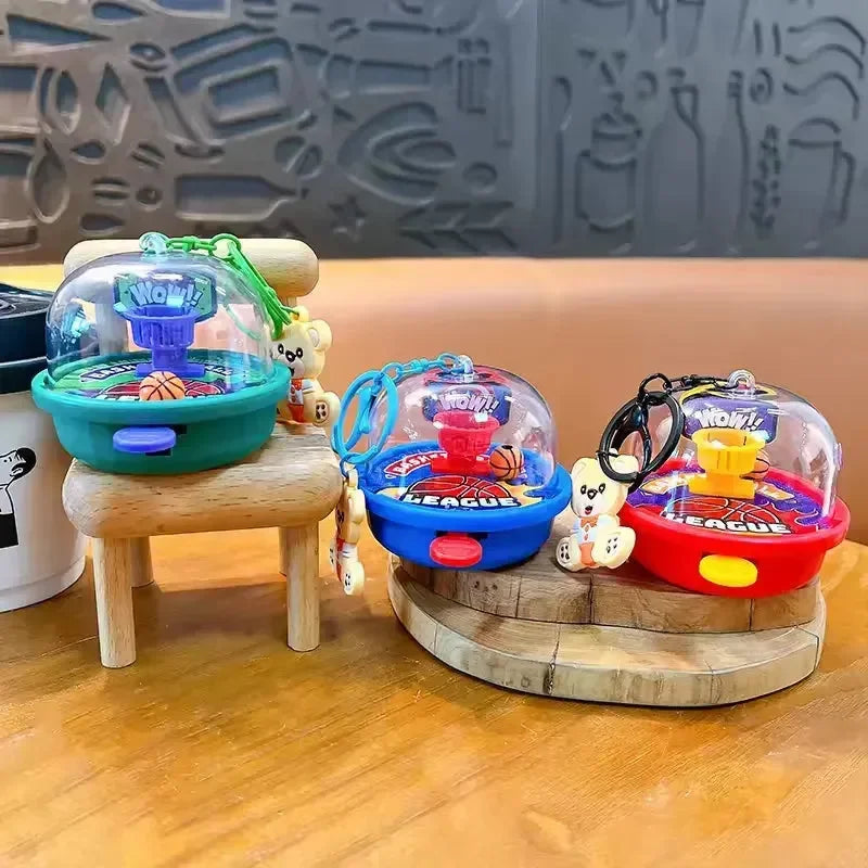 Finger Flick Basketball Keychain