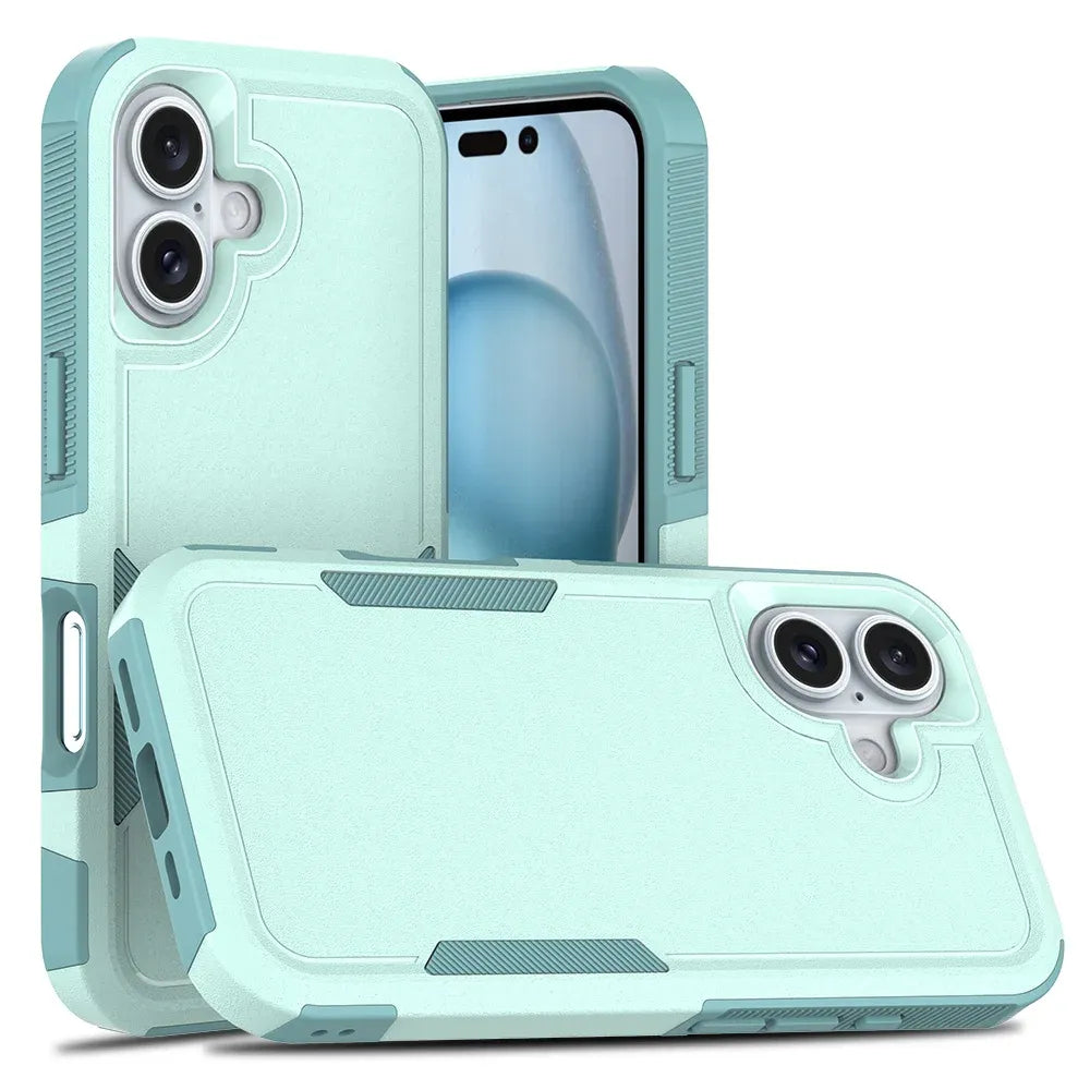 Shockproof Two Layer Protection Case (For iPhones)