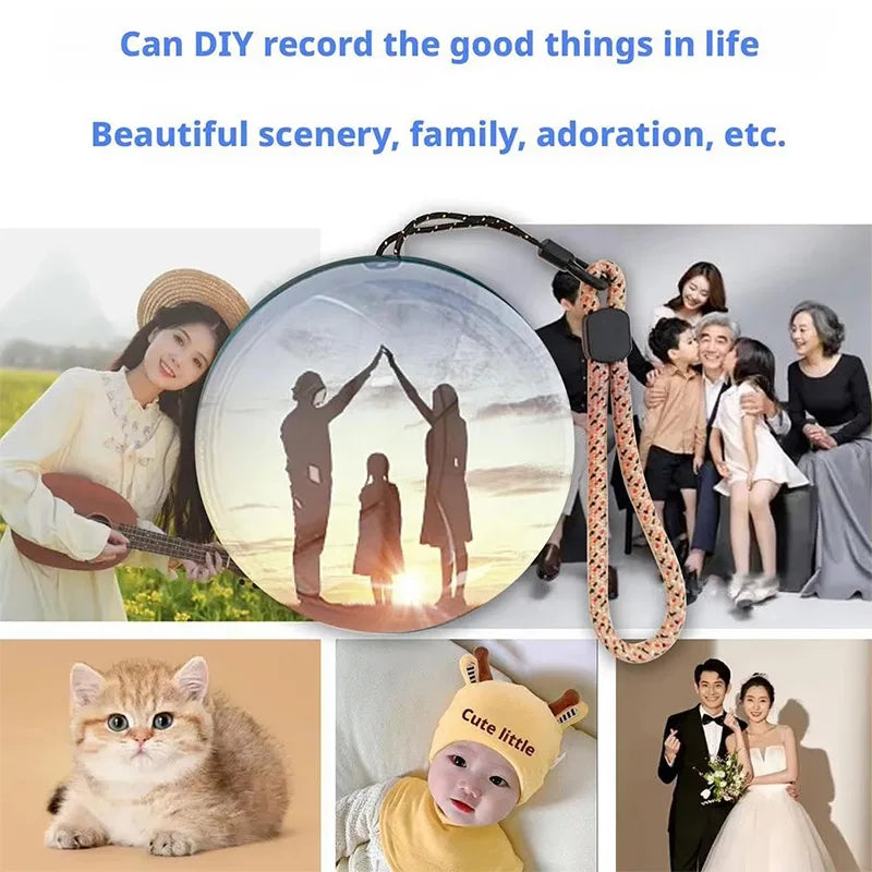 Mobile APP WIFI version can customize 3D crystal balls, audio and video electronic balls, and customize gifts Memory sphere - Bear Hugs
