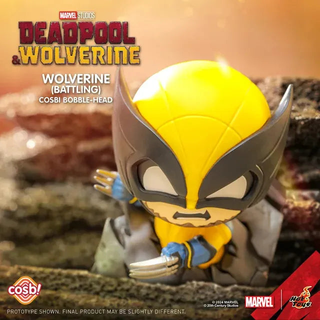 Deadpool vs Wolverine COSBI BobbleHead Figures