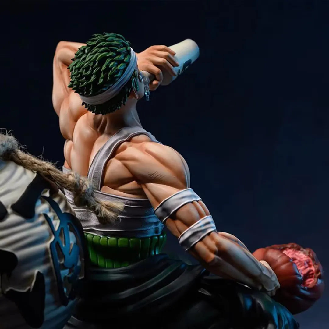 One Piece Injured Drinking Roronoa Zoro Action Figurine (15 cm)