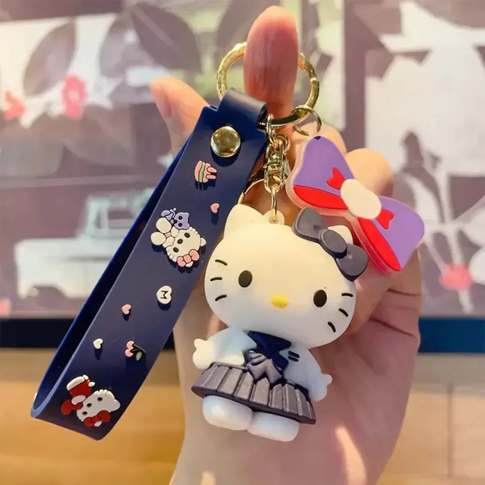 Dressed-Up Darling Hello Kitty Keychain