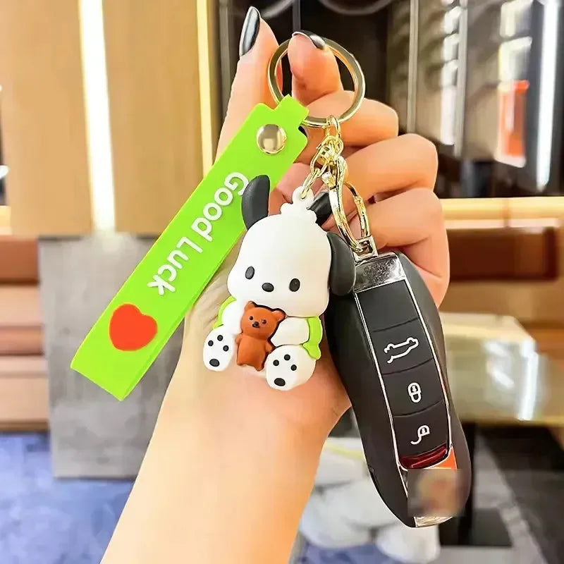 Kawaii Pochacco Fun Hues Keychain